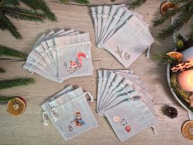 Sada pytlíčků na výrobu adventního kalendáře (24 ks) (3)