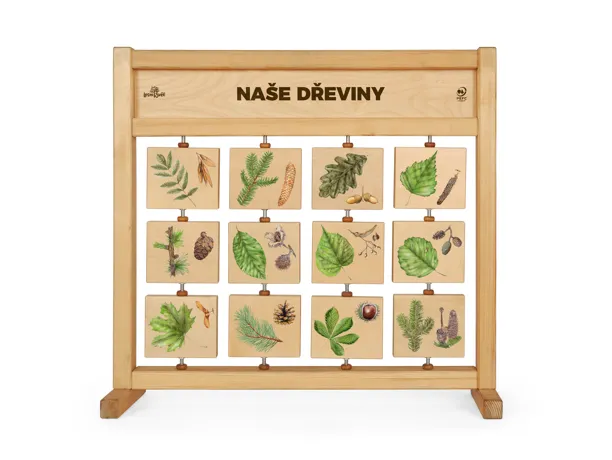 Tabulky poznání stolní - Naše dřeviny