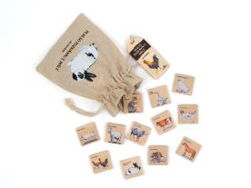 Pexeso poznávací malé - Na dvorku (1)