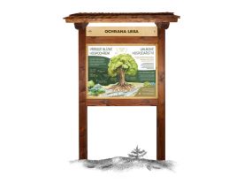 Naučná tabule L - Ochrana lesa
