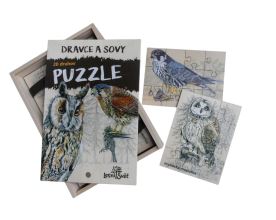 Sada puzzle - Dravci a sovy