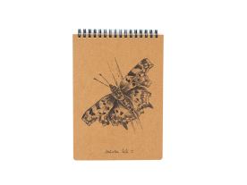 Eko blok z recy papíru M - Babočka bílé C