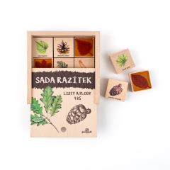 Razítka 9 kusů - Listy a plody