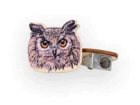 Dřevěné ořezávátko jednodílné - zvíře Výr