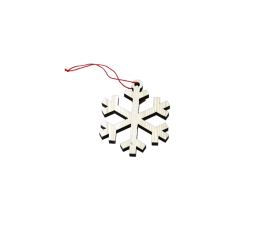 Ozdoby dřevěné - Vločka