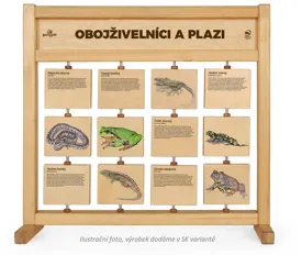 Tabuľky poznania stolné - Obojživelníky a plazy SK