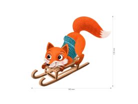 Nažehlovačka M 067 - Zimní liška (2)