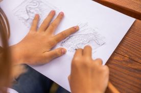 Mini frotážová sada - Dřeviny (2)