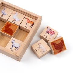 Razítka 9 kusů - Zvířátka ze statku (1)