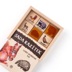 Razítka 9 kusů - Lesní zvířátka (2)