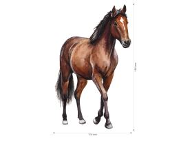 Nažehlovačka M 089 - Kůň hnědý tmavý (2)