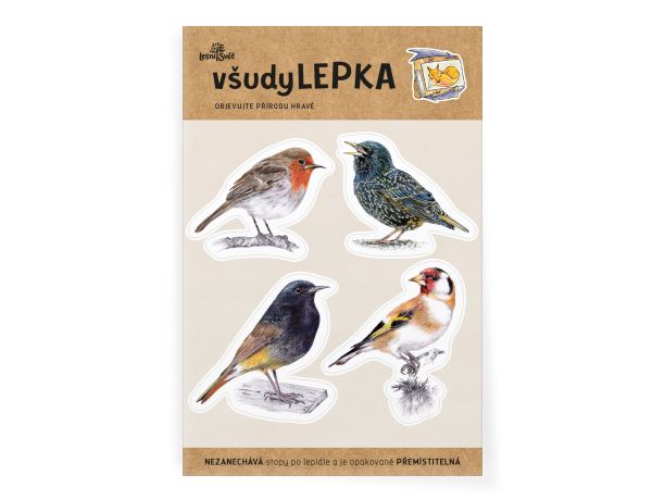 všudyLEPKA vel. 1 -042 - Ptáci II