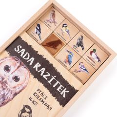 Razítka 16 kusů - Ptáci kolem nás (3)