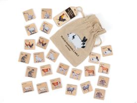 Pexeso poznávací malé - Na dvorku