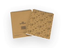 Eko blok z recy papíru M - Veverky vzor