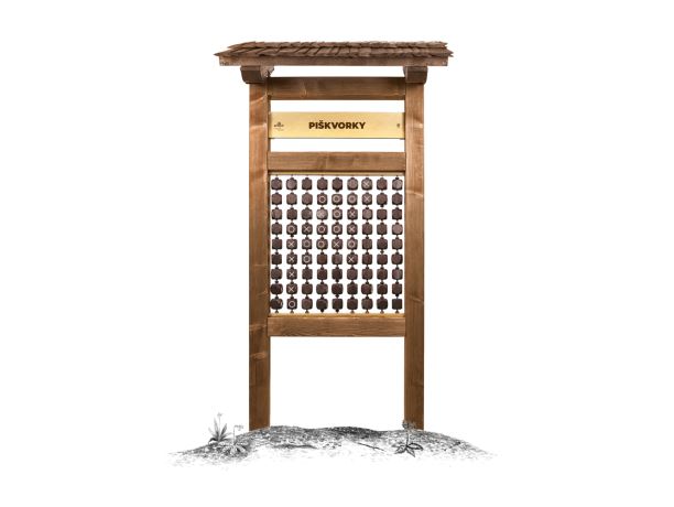 Lesní piškvorky (L) TMAVÉ kostky