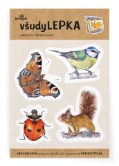 všudyLEPKA vel. 1 -043 - Mix zvířátek