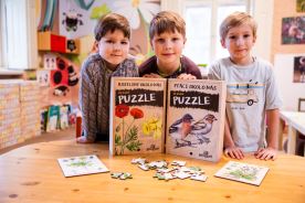 Sada puzzle - Ptáci okolo nás (2)