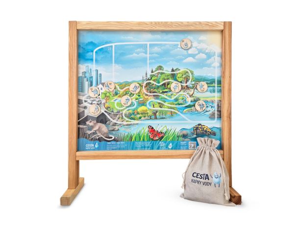 Stolní tabule - Cesta kapky vody