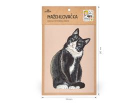 Nažehlovačka M 074 - Kočka černobílá (1)