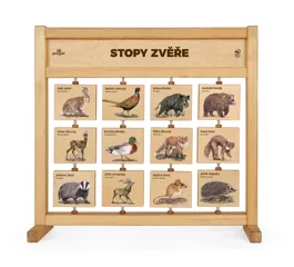 Tabulky poznání stolní - Stopy zvěře