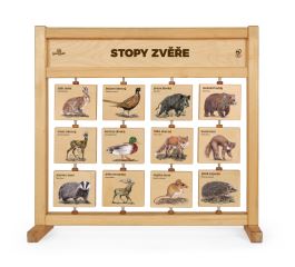 Tabulky poznání stolní - Stopy zvěře