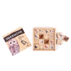 Razítka 16 kusů - Ptáci kolem nás (2)