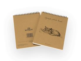 Eko blok z recy papíru M - Liška (2)