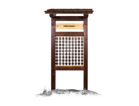 Lesní piškvorky (L) TMAVÉ kostky (1)