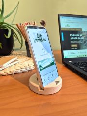 Stojánek na mobil kolečko (2)