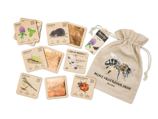 Mini frotážová sada - Na louce