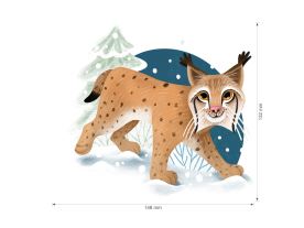 Nažehlovačka L 034 - Zimní rys (3)