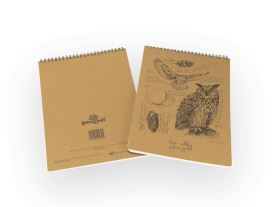 Eko blok z recy papíru L - Výr