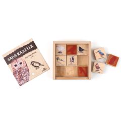 Razítka 9 kusů - Ptáci kolem nás (2)