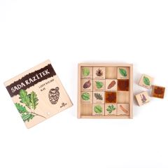 Razítka 16 kusů - Listy a plody (2)