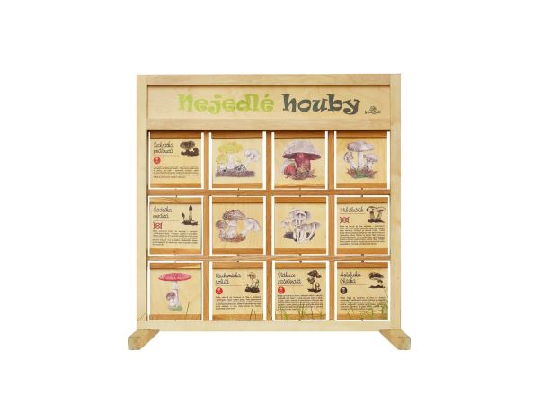 Tabulky poznání stolní - Houby nejedlé (loňský design)