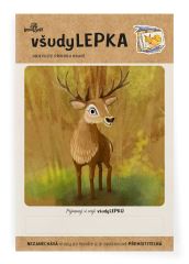 všudyLEPKA vel. 1 -001 - Jelen