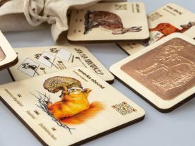 Mini frotážová sada - Zvířátka z lesa 1 (1)