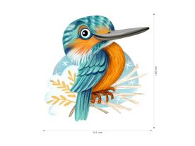 Nažehlovačka L 033 - Zimní ledňáček (2)