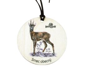 Dřevěná medaile klasik - Srnec