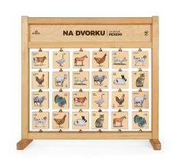 Pexeso zvukové stolní - Na dvorku