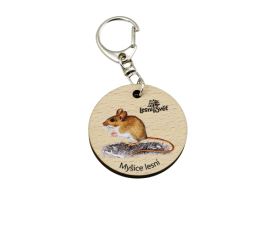 Přívěsek na klíče kulatý - Myšice