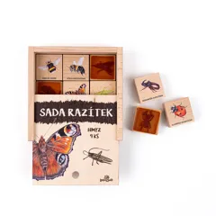 Dětská razítka 9 kusů - Hmyz
