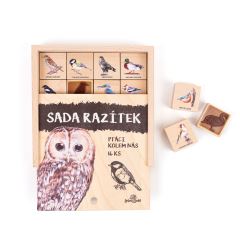 Razítka 16 kusů - Ptáci kolem nás