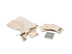 Mini frotážová sada - Dřeviny