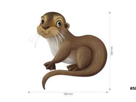 Nažehlovačka S 024 - Mix vydra, kačer, žába (2)