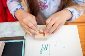 Razítka 9 kusů - Lesní zvířátka (5)