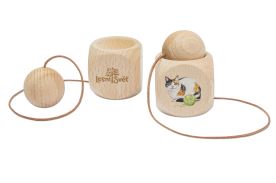 Dřevěný hopík - Kočka