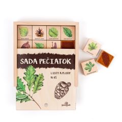 Pečiatky 16 kusov- Listy a plody SK