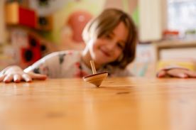 Dřevěná káča - Muflon (1)